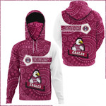Love New Zealand Clothing - Manly Warringah Sea Eagles Simple Style Hoodie Gaiter A35 | Love New Zealand