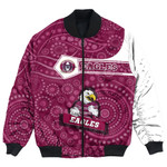 Love New Zealand Clothing - Manly Warringah Sea Eagles Simple Style Bomber Jackets A35 | Love New Zealand