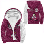 Love New Zealand Clothing - Manly Warringah Sea Eagles Simple Style Sherpa Hoodies A35 | Love New Zealand