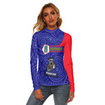 Love New Zealand Clothing - New Zealand Warriors Simple Style Women's Stretchable Turtleneck Top A35 | Love New Zealand