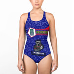 Love New Zealand Clothing - New Zealand Warriors Simple Style Women Low Cut Swimsuit A35 | Love New Zealand