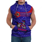 Love New Zealand Clothing - Newcastle Knights Simple Style Sleeveless Hoodie A35 | Love New Zealand