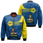 Love New Zealand Clothing - North Queensland Cowboys Simple Style Zip Bomber Jacket A35 | Love New Zealand