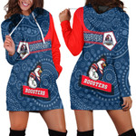 Love New Zealand Clothing - Sydney Roosters Simple Style Hoodie Dress A35 | Love New Zealand