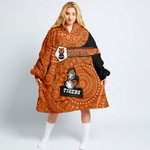 Love New Zealand Clothing - West Tigers Simple Style Oodie Blanket Hoodie A35 | Love New Zealand