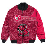 Love New Zealand Clothing - Queensland Reds Simple Style Bomber Jackets A35 | Love New Zealand