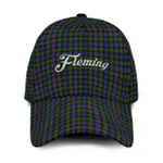 ScottishShop Fleming Classic Cap - Fleming Text Embroidery Hat - Ac