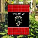 ScottishShop Burnett Flag - Welcome Tartan Day Garden Flag - aC