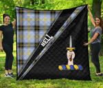 ScottishShop Bell Premium Quilt - Bell Clan Cross Style - aC