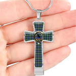 Macdonell (Of Glengarry) - Tartan Cross Necklace