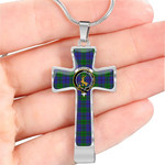 Strachan - Tartan Cross Necklace