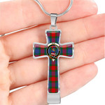 Mair - Tartan Cross Necklace