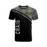 Tartanclans Tartan Shirt - Craig Ancient Clan Tartan Plaid T-Shirt Curve Version