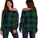 TartanClans Dundas Modern  Women's Off Shoulder Sweater