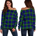 TartanClans Sempill Modern  Women's Off Shoulder Sweater