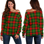TartanClans Blackstock  Women's Off Shoulder Sweater