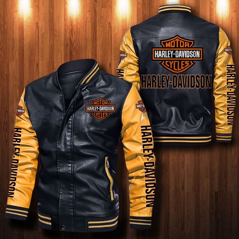 Harley-Davidson Leather Bomber Jacket 1052 – Nousty