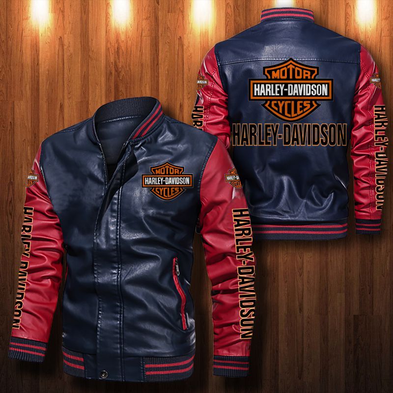 Harley-Davidson Leather Bomber Jacket 1052 – OrealExpress
