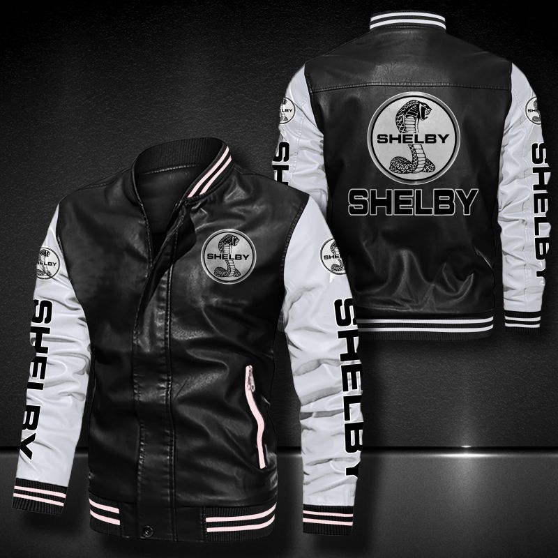 Ford Shelby Leather Bomber Jacket 5020