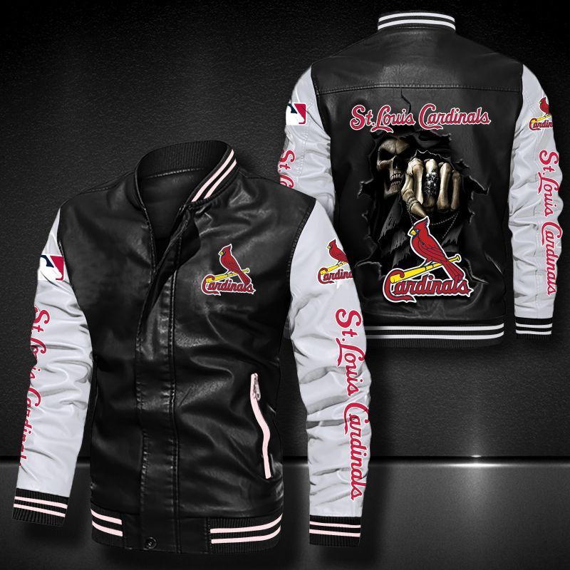 St. Louis Cardinals Leather Bomber Jacket 640