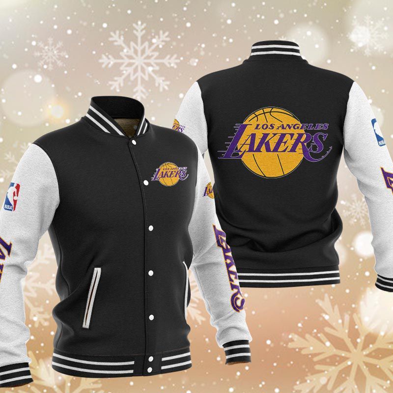 Los Angeles Lakers Baseball Jacket B299