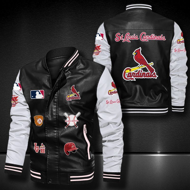 St. Louis Cardinals Leather Bomber Jacket 546