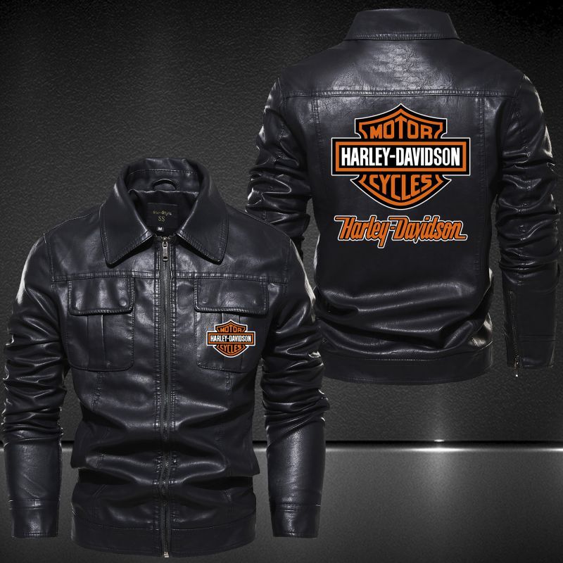 Harley-Davidson Lapel Leather Jacket 2001