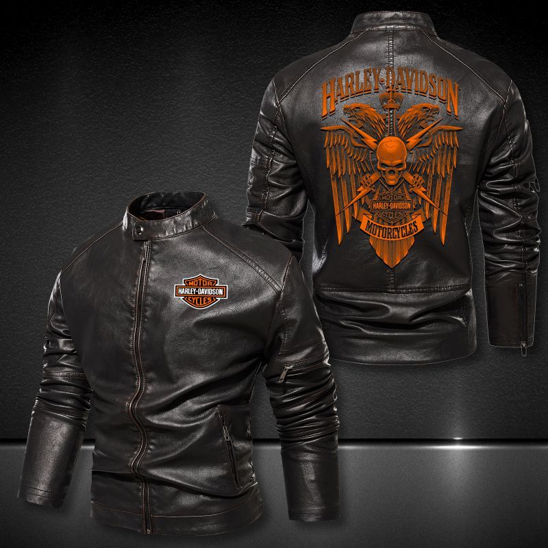 Harley-Davidson Collar Leather Jacket 2033