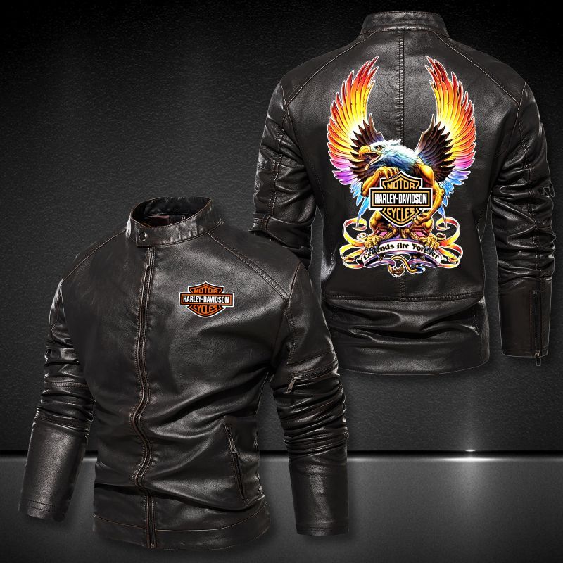 Harley-Davidson Collar Leather Jacket 2034 – Timedea