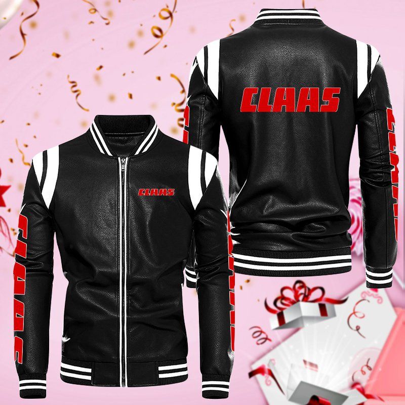 Claas Leather Bomber Jacket 9015