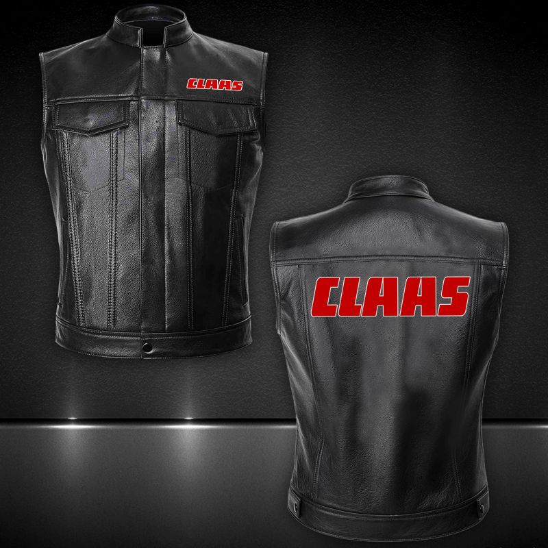 Claas Leather Vest Jacket 015