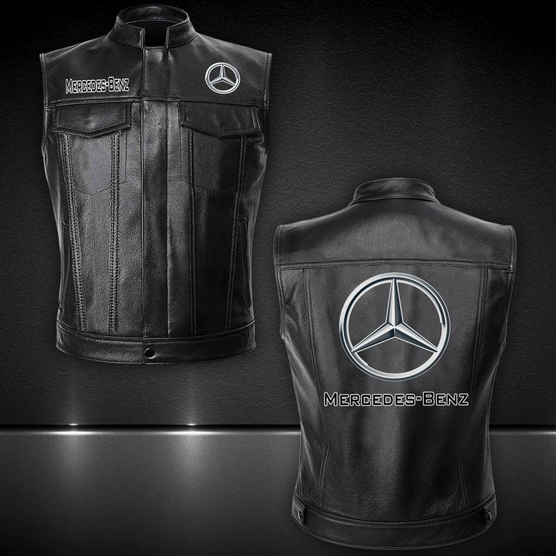 Mercedes-Benz Leather Vest Jacket 036
