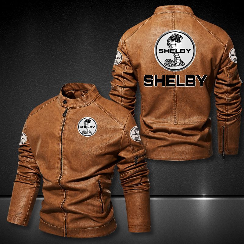 Ford Shelby Collar Leather Jacket 061
