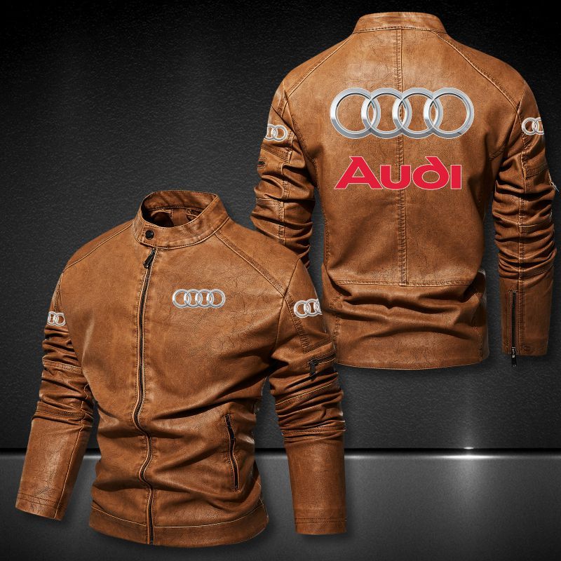 Audi Collar Leather Jacket 041