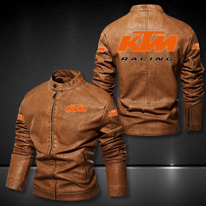 KTM Collar Leather Jacket 071