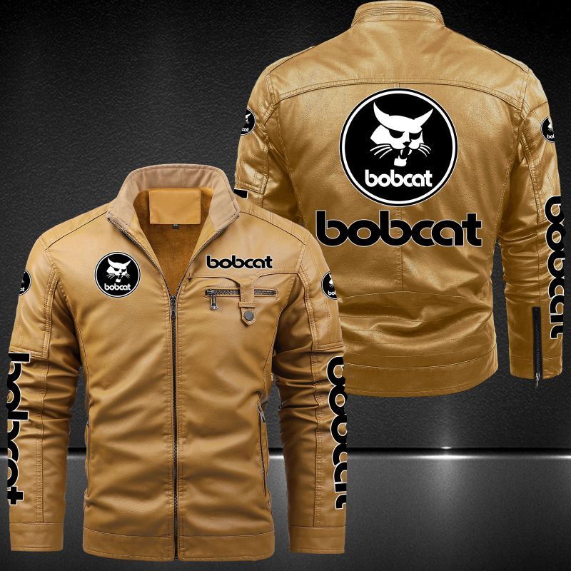Bobcat Fleece Leather Jacket 007