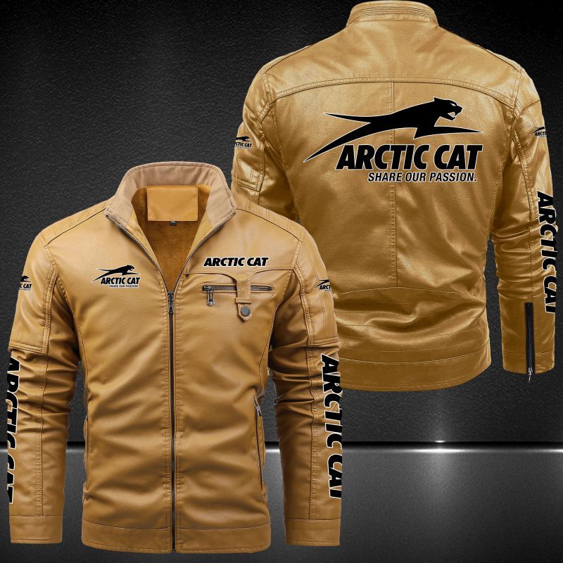 Arctic Cat Fleece Leather Jacket 002