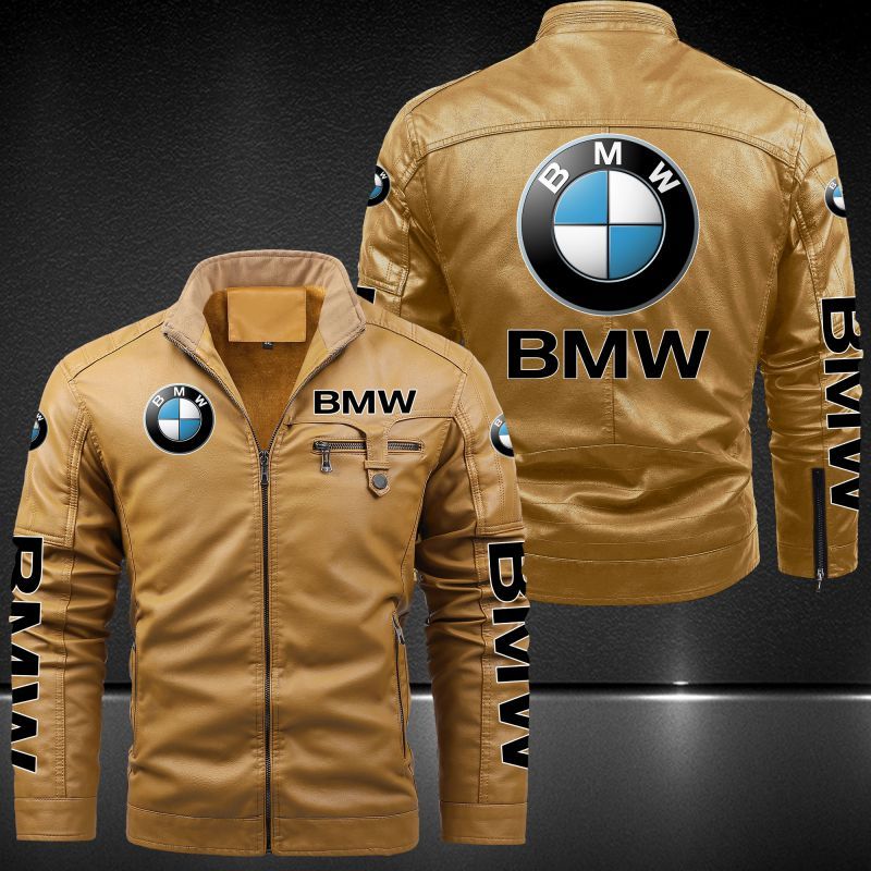 BMW Fleece Leather Jacket 005