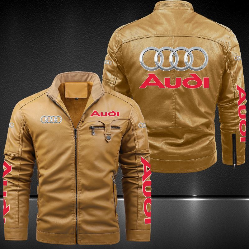 Audi Fleece Leather Jacket 003