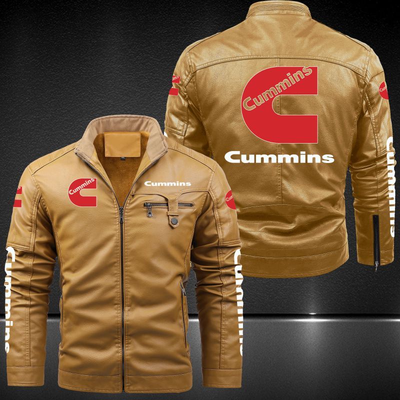 Cummins Fleece Leather Jacket 016