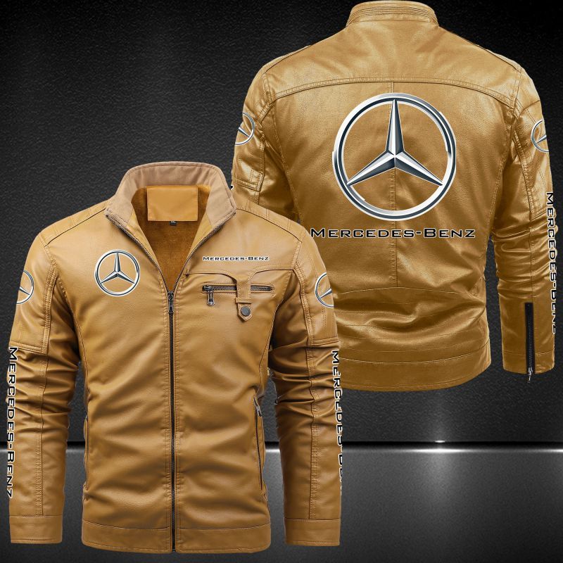 Mercedes-Benz Fleece Leather Jacket 036