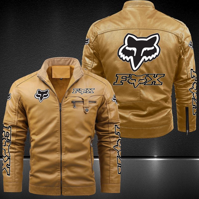 Fox Racing Fleece Leather Jacket 024