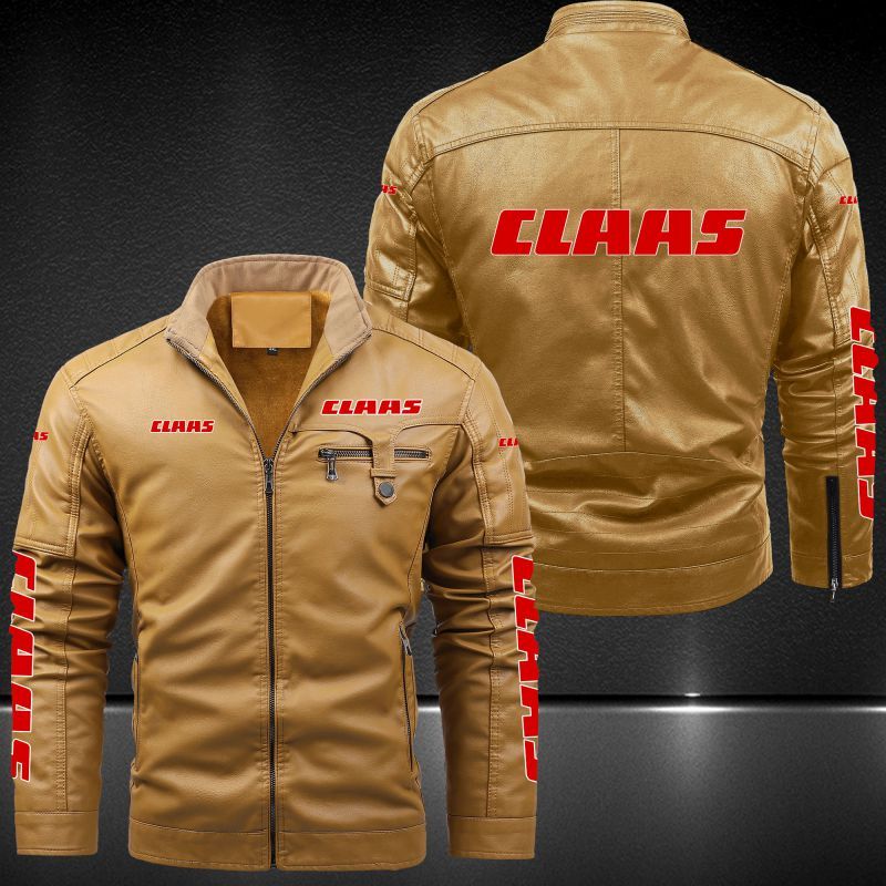 Claas Fleece Leather Jacket 015