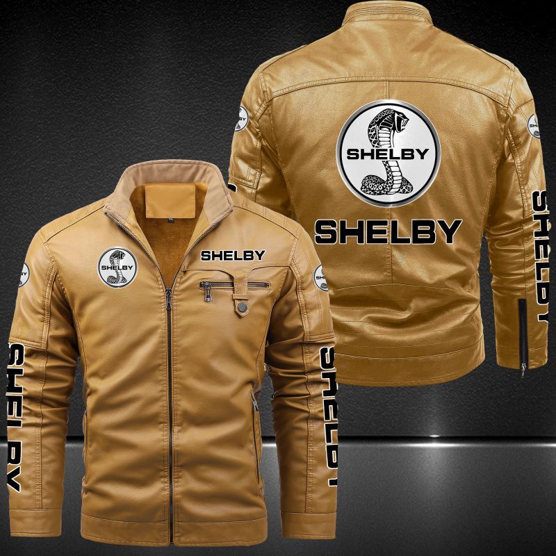 Ford Shelby Fleece Leather Jacket 023