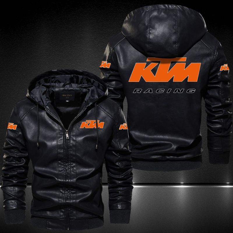 KTM Hooded Leather Jacket 2037