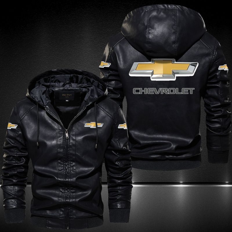 Chevrolet Hooded Leather Jacket 2016