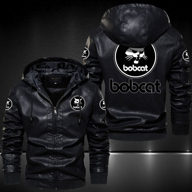 Bobcat Hooded Leather Jacket 2011