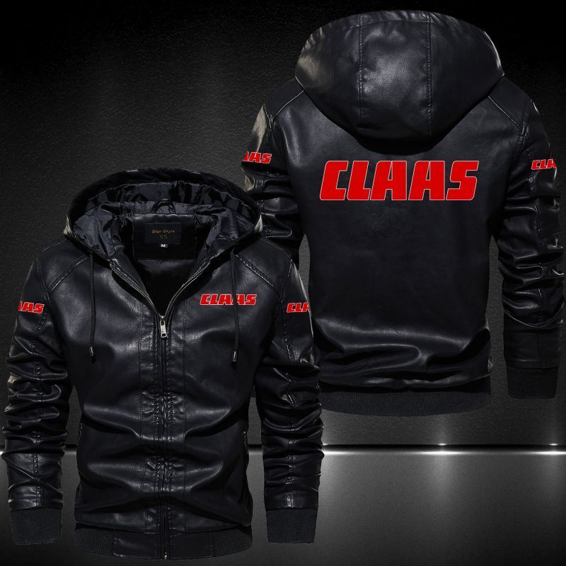 Claas Hooded Leather Jacket 2019