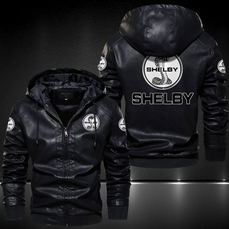 Ford Shelby Hooded Leather Jacket 2027