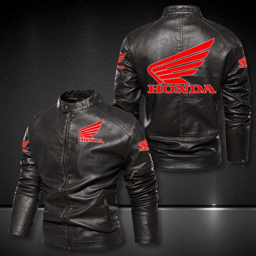 Honda Collar Leather Jacket 9023